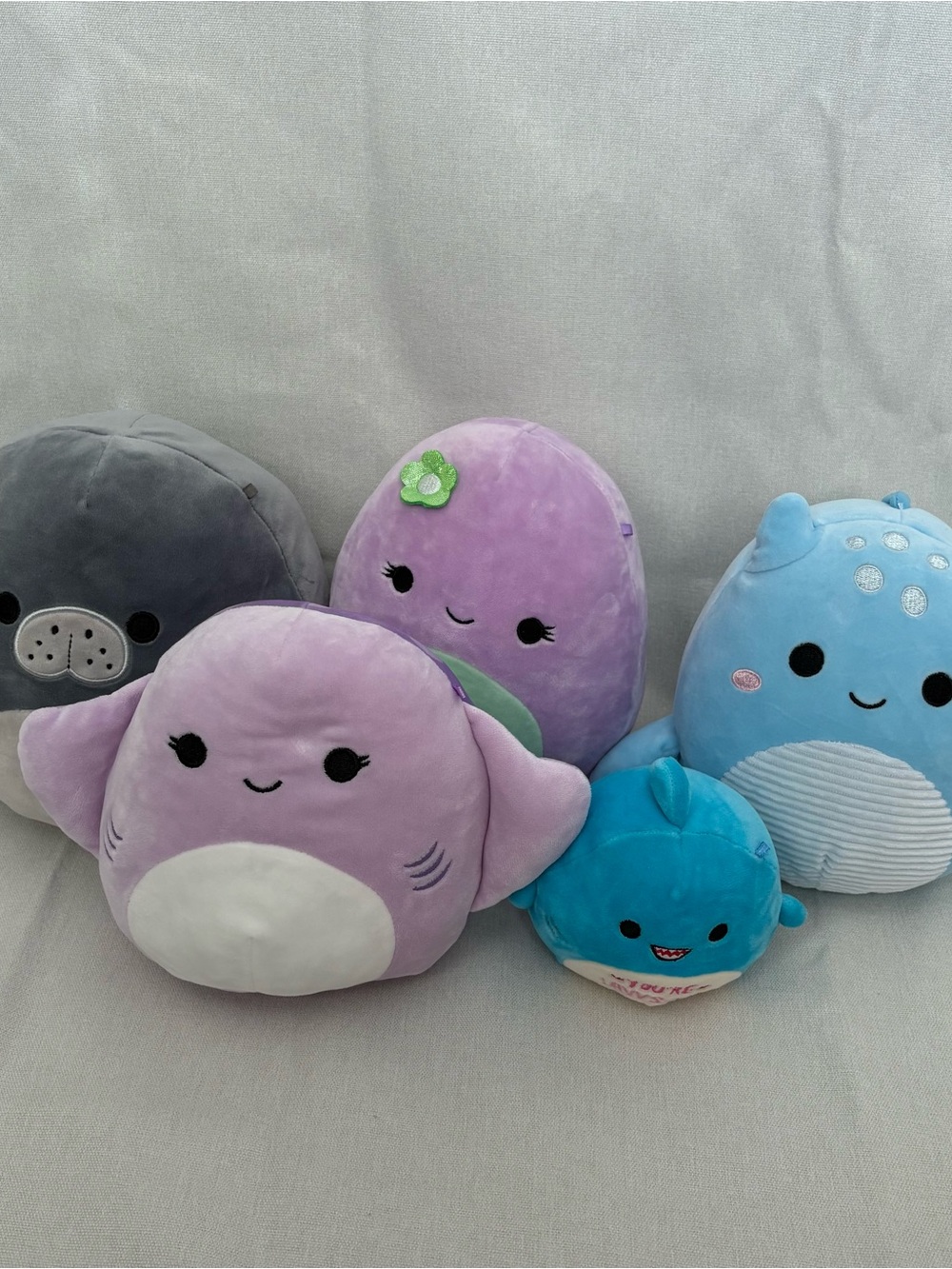 Lot Of 5 Sea Creature Squishmallows